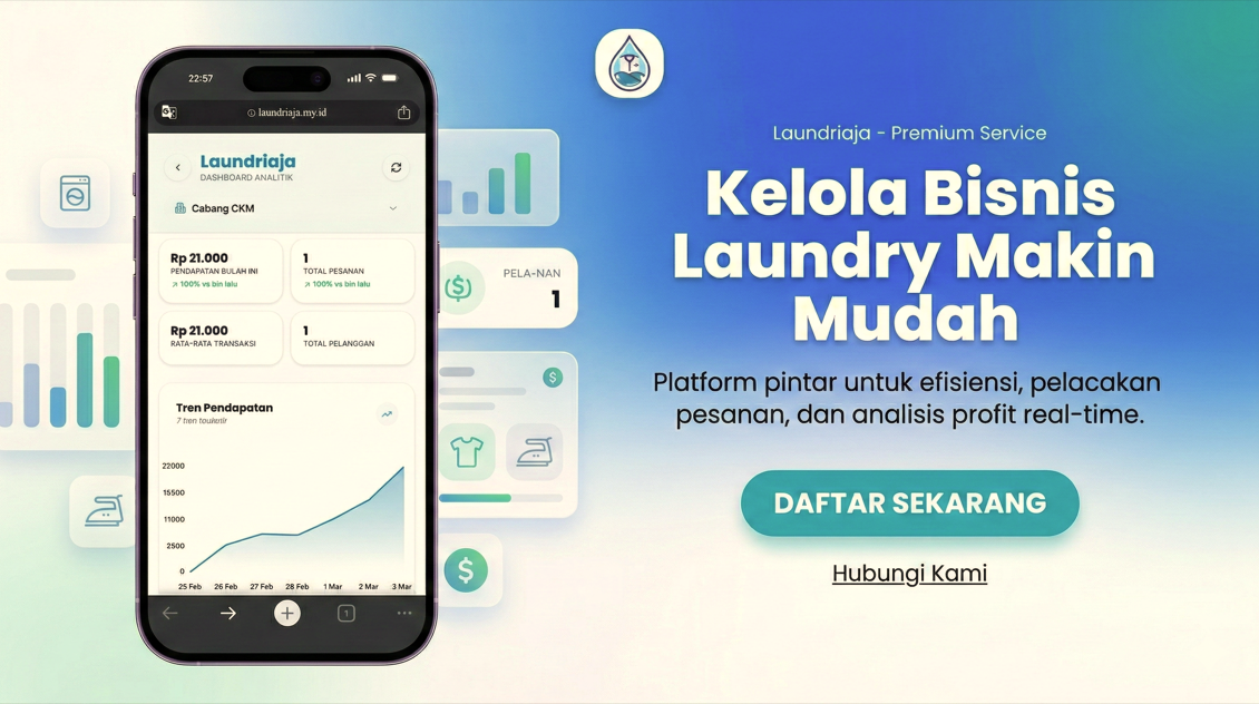 Dashboard LaundriAja